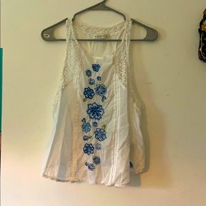 Embroidered Abercrombie Top